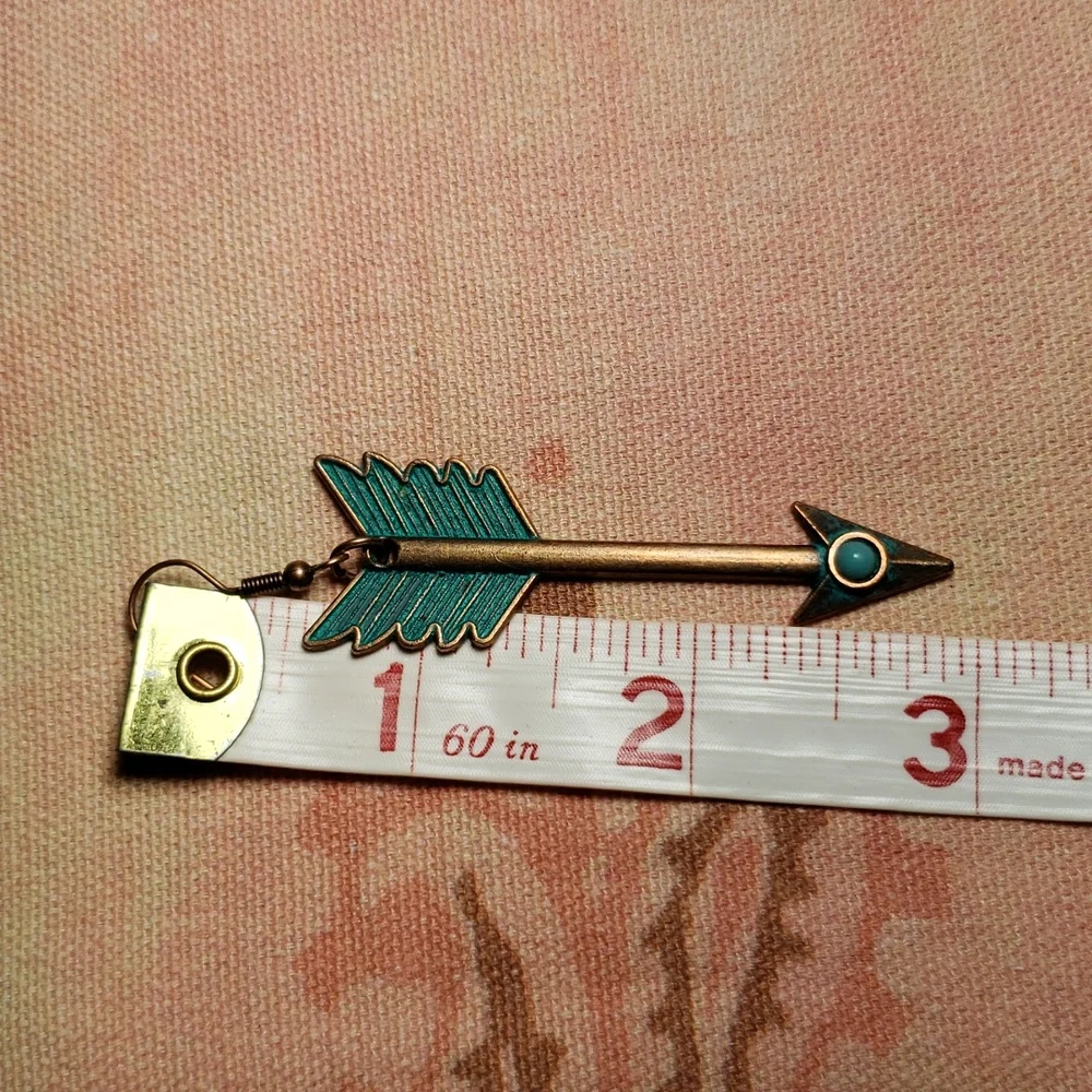 (B) Arrow Earrings Southwestern Western Native American Flechas Boho Cowgirl - Picture 11 of 14